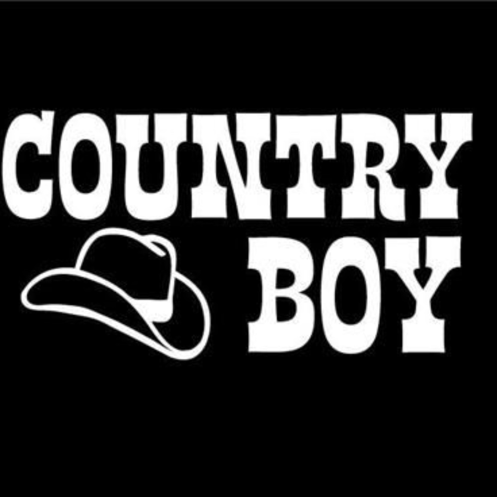 Country Boy Vinyl Decal